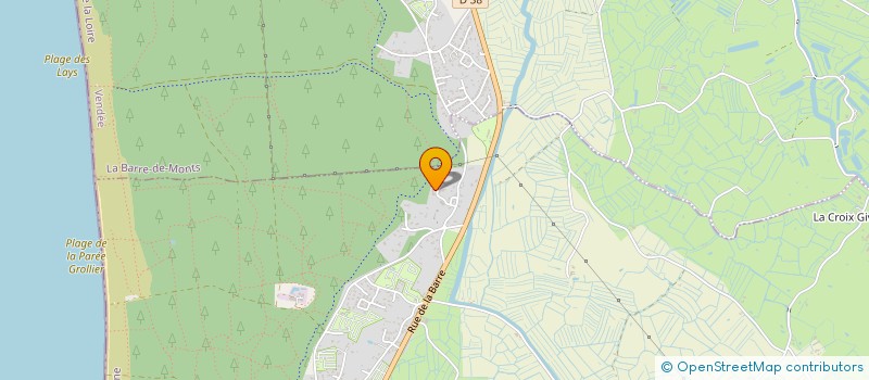 localisation de l'entreprise GOOD'ILE  NOTRE-DAME-DE-MONTS