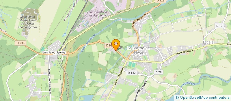 localisation de l'entreprise GOOD JOB  LA BARTHE-DE-NESTE