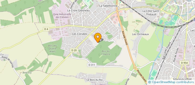 localisation de l'entreprise GOOD'LOC à VERNOUILLET