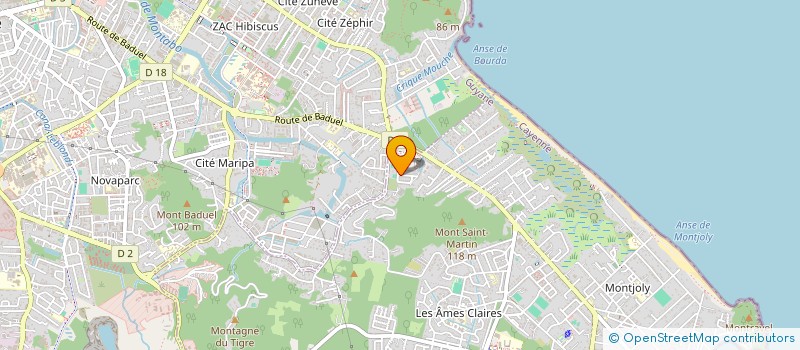 localisation de l'entreprise GOOD'LOC GUYANE  REMIRE-MONTJOLY