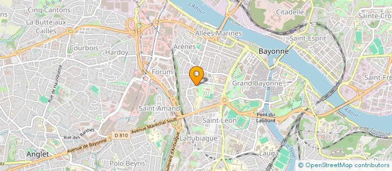 localisation de l'entreprise GOOD LUCK à BAYONNE