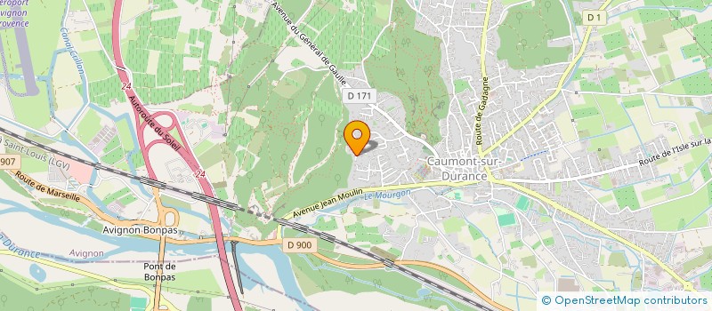 localisation de l'entreprise GOOD MORNING  CAUMONT-SUR-DURANCE