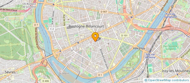 localisation de l'entreprise GOOD MORNING CHAMBE à BOULOGNE-BILLANCOURT