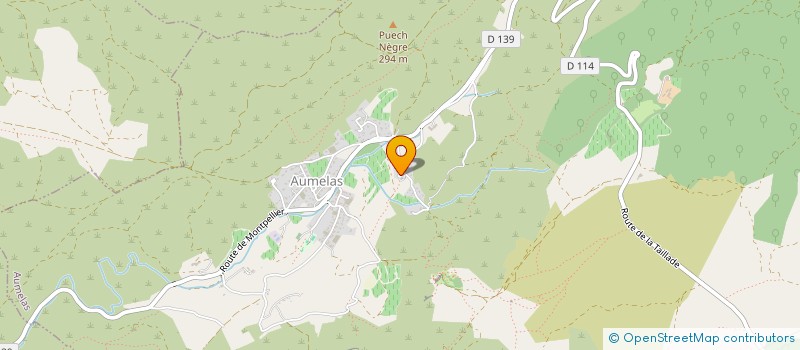 localisation de l'entreprise GOOD NATURE  AUMELAS