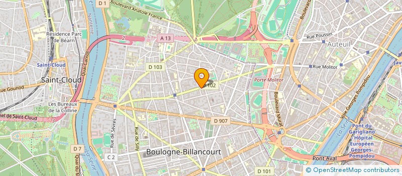 localisation de l'entreprise GOOD NEWS à BOULOGNE-BILLANCOURT