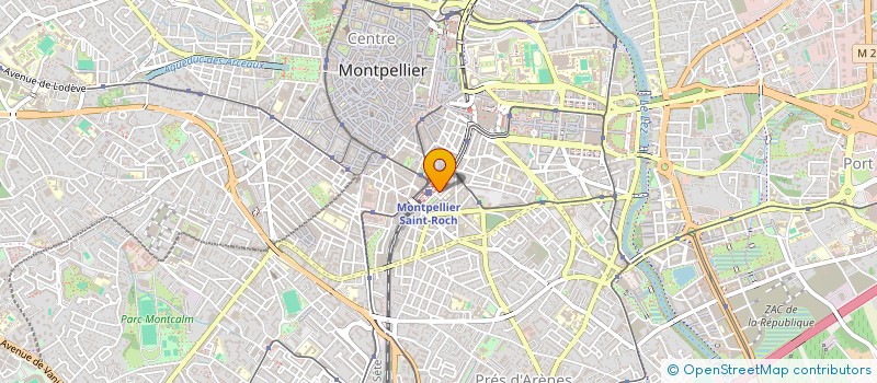 localisation de l'entreprise GOOD NEWS GOSPEL 34 à MONTPELLIER