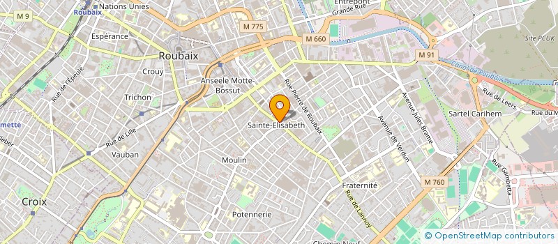 localisation de l'entreprise GOOD PHONE à ROUBAIX