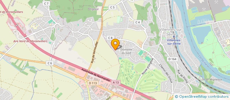 localisation de l'entreprise GOOD'S IMMO  VILLENNES-SUR-SEINE