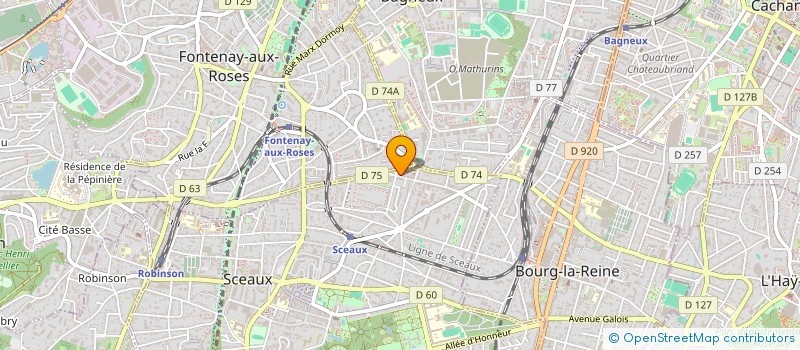 localisation de l'entreprise GOOD SHOP à SCEAUX