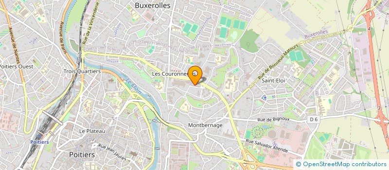 localisation de l'entreprise GOOD TIME 1 à POITIERS