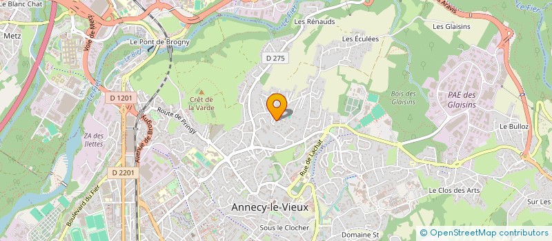 localisation de l'entreprise GOOD TIMES CAPITAL  ANNECY