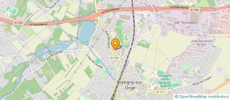 localisation de l'entreprise GOOD TRANSPORTS SERVICES à BRETIGNY-SUR-ORGE