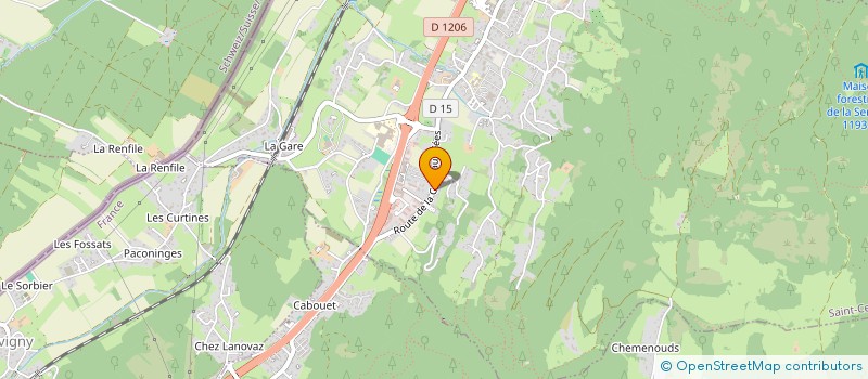 localisation de l'entreprise GOOD VIBES  SAINT-CERGUES