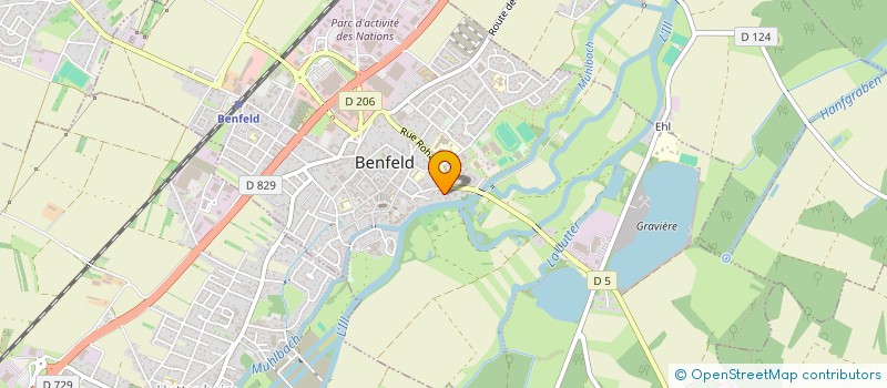 localisation de l'entreprise GOOD VIBES  BENFELD