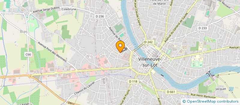 localisation de l'entreprise GOOD VIBES COMEDY CLUB  VILLENEUVE-SUR-LOT