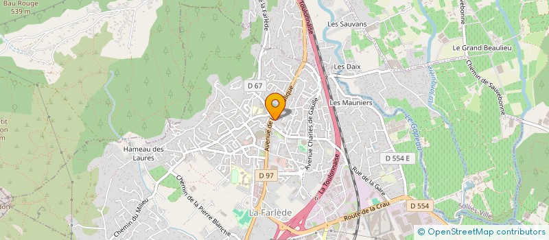 localisation de l'entreprise GOOD VIBES ONLY  LA FARLEDE