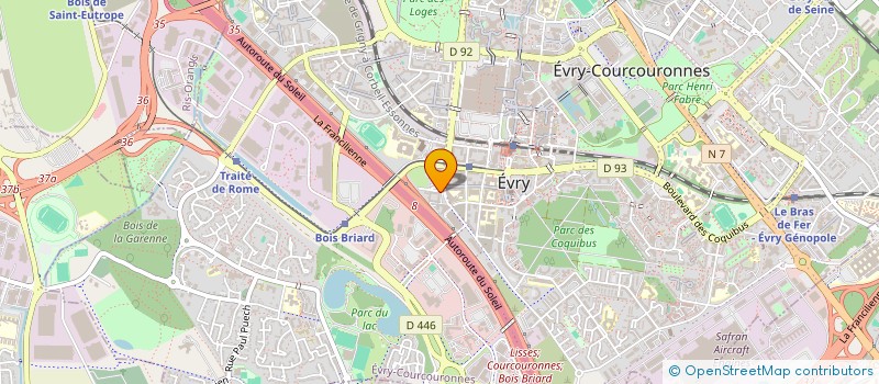 localisation de l'entreprise GOOD WICH à EVRY-COURCOURONNES