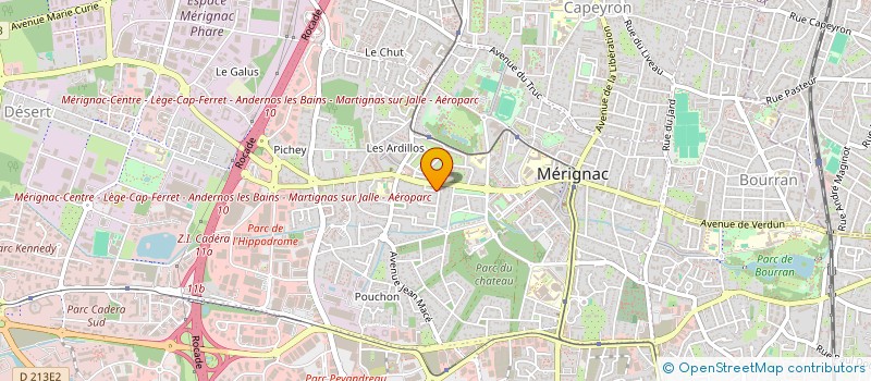 localisation de l'entreprise GOOD YAM  MERIGNAC