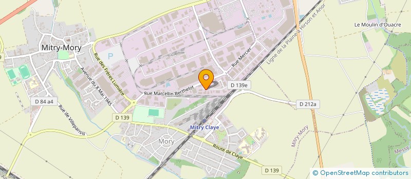 localisation de l'entreprise GOOD77 à MITRY-MORY
