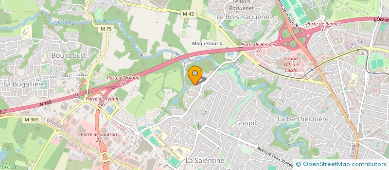 localisation de l'entreprise GOODCAP CONSEIL à ORVAULT