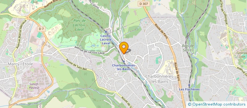 localisation de l'entreprise GOODCOME à CHARBONNIERES-LES-BAINS