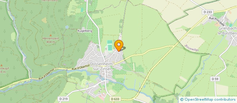 localisation de l'entreprise GOODFEELING  DOSSENHEIM-SUR-ZINSEL