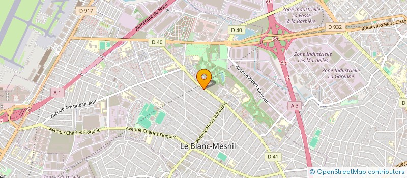 localisation de l'entreprise GOODFELLAS à LE BLANC-MESNIL