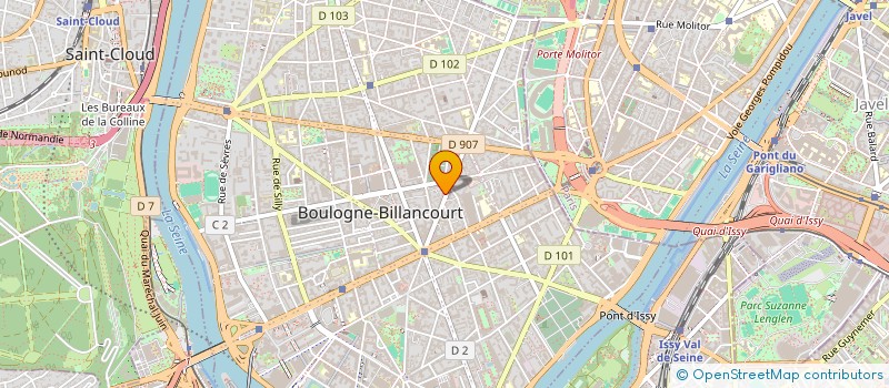 localisation de l'entreprise GOODHOME  BOULOGNE-BILLANCOURT