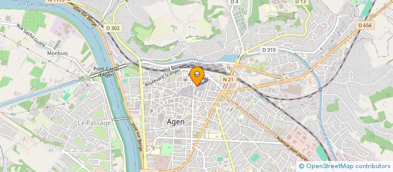 localisation de l'entreprise GOODIAG  AGEN