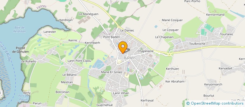 localisation de l'entreprise GOODIBREIZH  BADEN