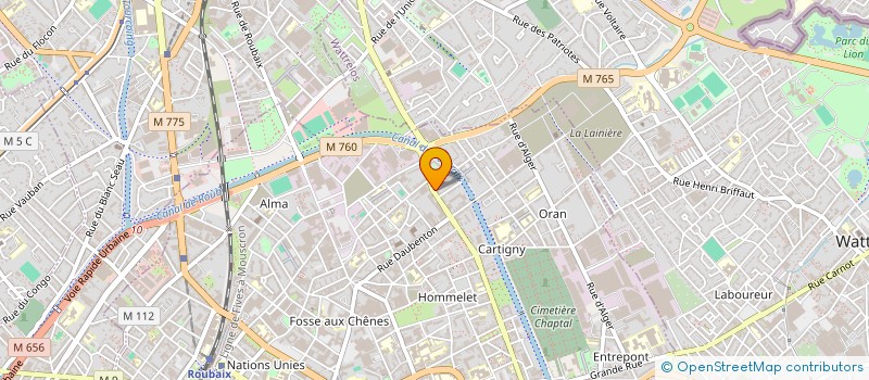 localisation de l'entreprise GOODIES AND FAMILY FRANCE  ROUBAIX