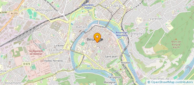 localisation de l'entreprise GOODIIZ à BESANCON