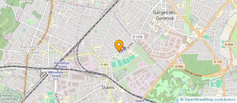 localisation de l'entreprise GOODINRECEPTION à STAINS