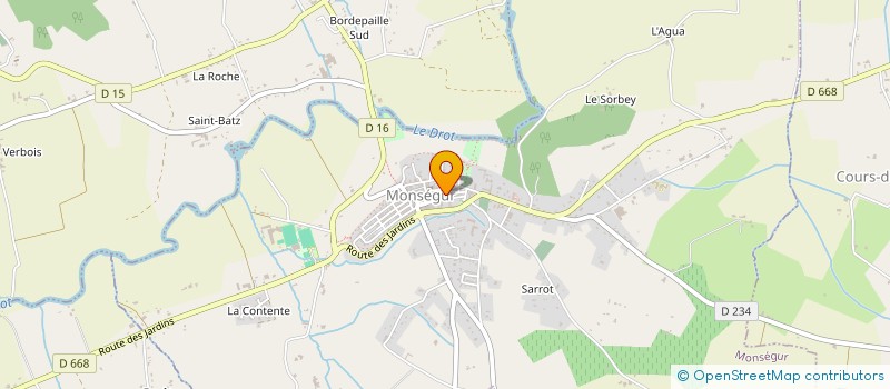 localisation de l'entreprise GOODIT  MONSEGUR