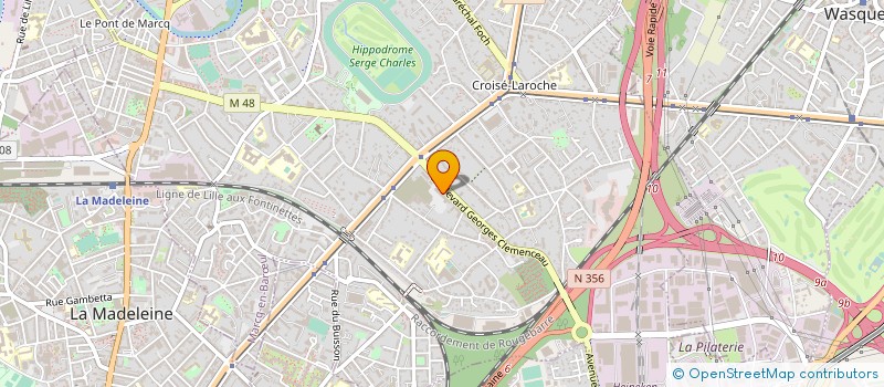 localisation de l'entreprise GOODJOB à MARCQ-EN-BARŒUL