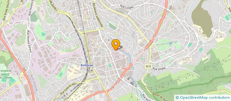 localisation de l'entreprise GOODLIFE MOULINIERS  SAINT-ETIENNE