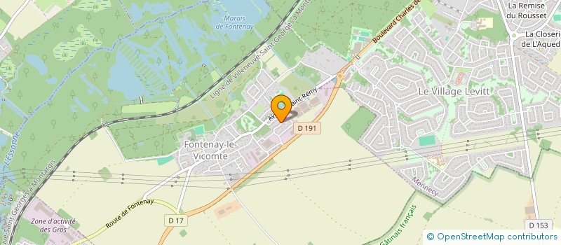 localisation de l'entreprise GOODLINK IMMOBILIER à FONTENAY-LE-VICOMTE