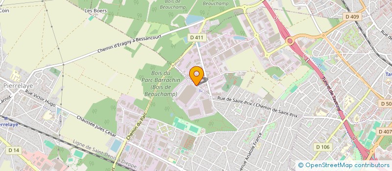 localisation de l'entreprise GOODLOC à TAVERNY