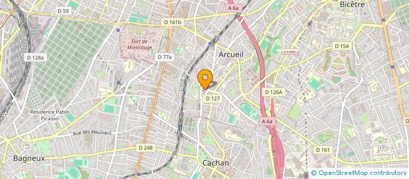 localisation de l'entreprise GOODLOC  ARCUEIL