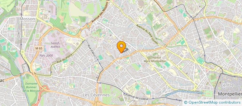 localisation de l'entreprise GOODLUCK INVEST à MONTPELLIER