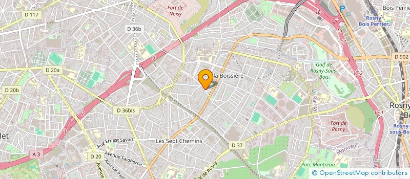 localisation de l'entreprise GOODMAN ET CIE à MONTREUIL