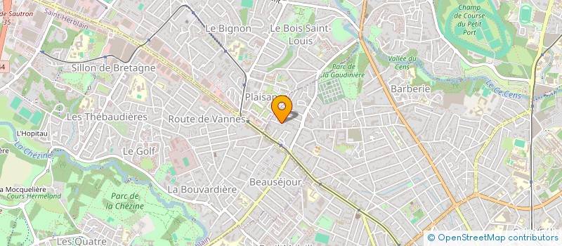 localisation de l'entreprise GOODMOOD à NANTES