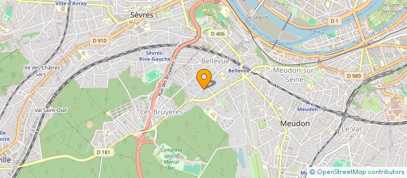 localisation de l'entreprise GOODMOOD ENTERTAINMENT  MEUDON