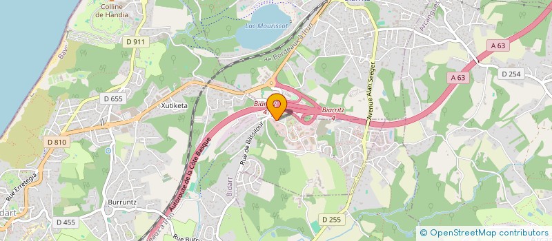 localisation de l'entreprise GOODNESS à BIDART