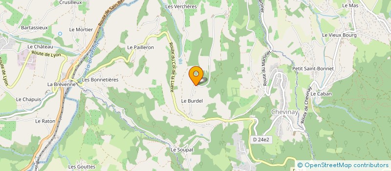 localisation de l'entreprise GOODNEWS  CHEVINAY