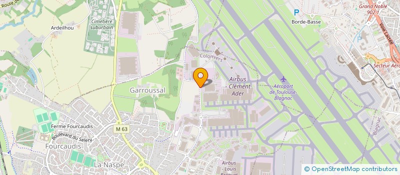 localisation de l'entreprise GOODRICH HOLDING SAS à COLOMIERS