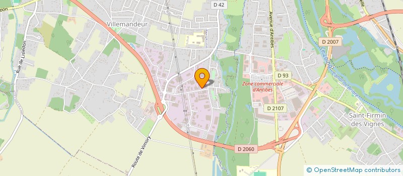 localisation de l'entreprise GOODRIG SAS à VILLEMANDEUR