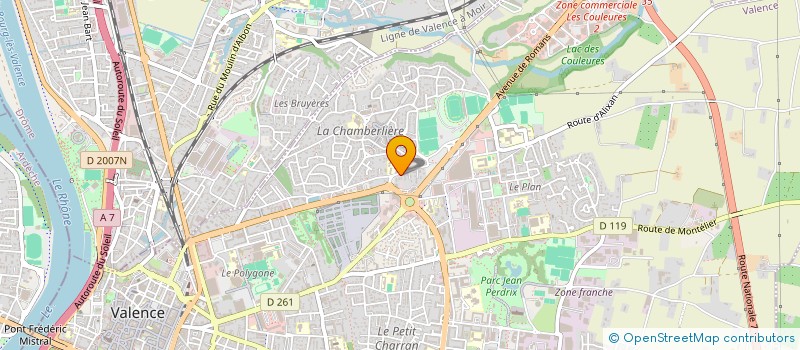localisation de l'entreprise GOODROAD  VALENCE