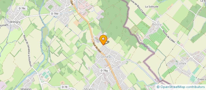 localisation de l'entreprise GOODTASTE à ORNEX