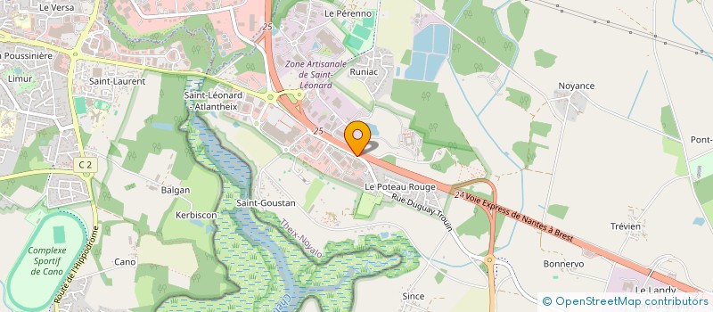 localisation de l'entreprise GOODY à THEIX-NOYALO